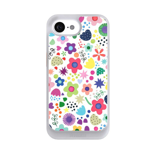 Apple iPhone 16e NIVOcore Psychedelic Flowers Colorful