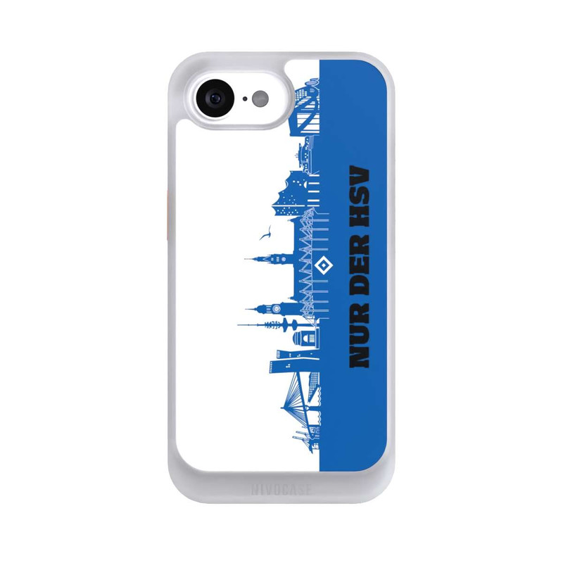 iPhone 16e NIVOcore HSV Skyline Blau Weiß