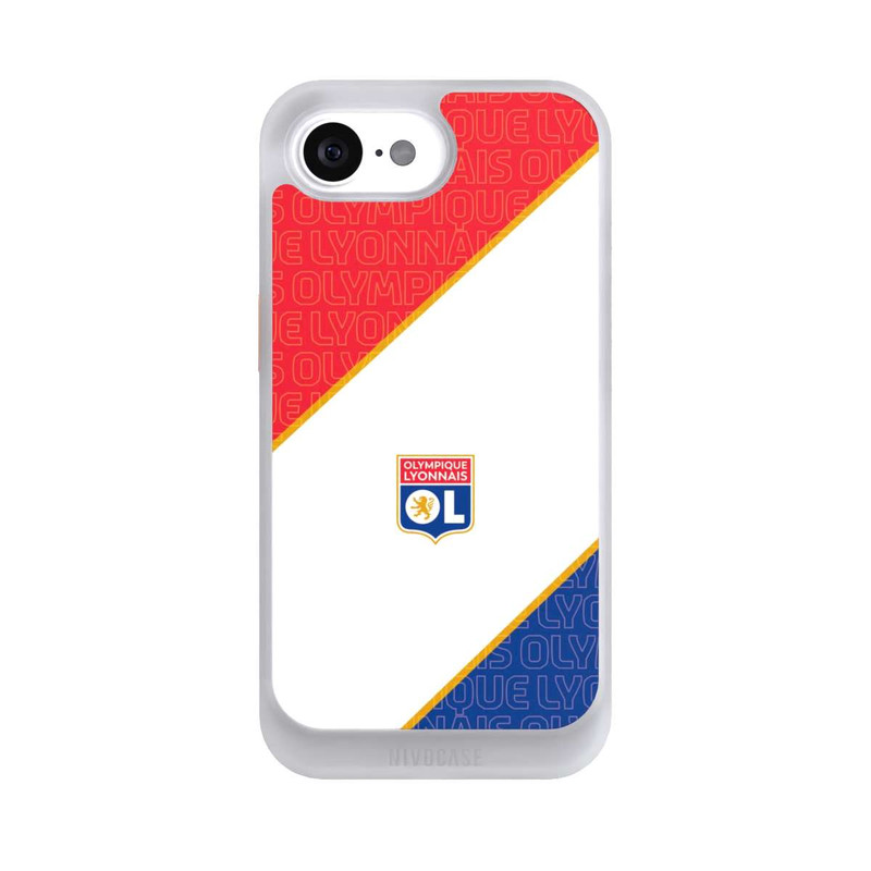 iPhone 16e NIVOcore Logo OL rouge et bleu