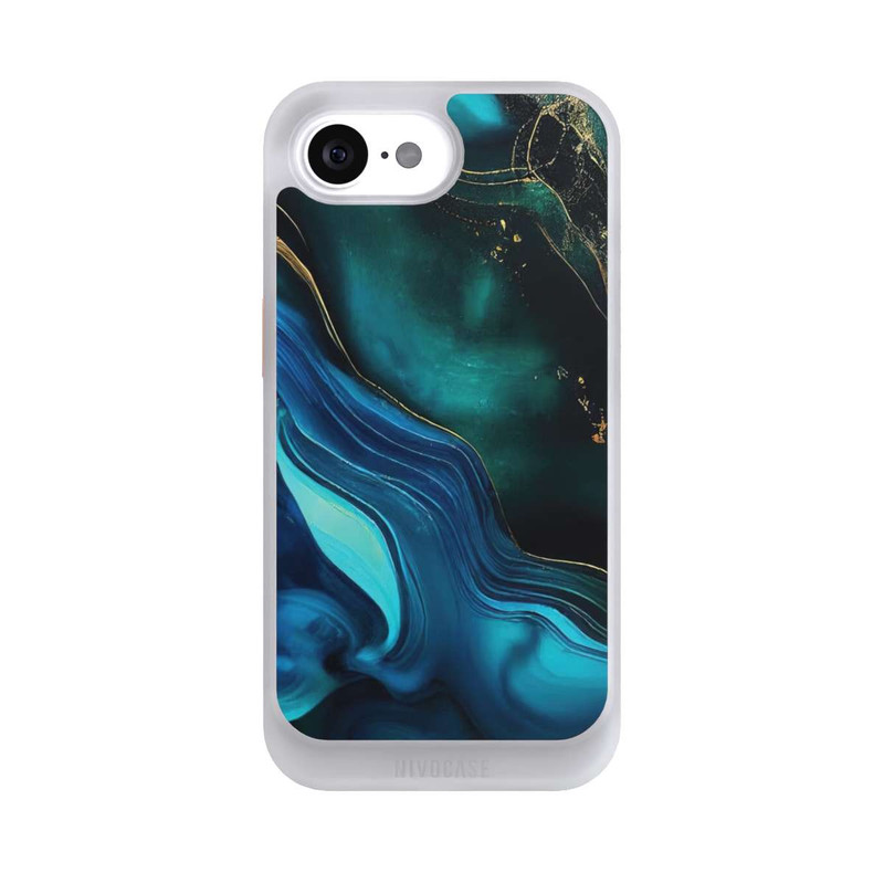iPhone 16e NIVOcore Blaugoldene Tinte mit KI