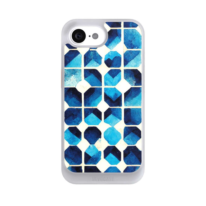 iPhone 16e NIVOcore Blaues Muster