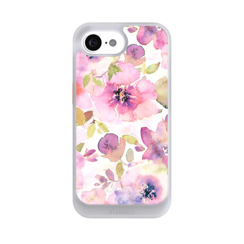 Apple iPhone 16e NIVOcore Pink Flowers Wallpaper