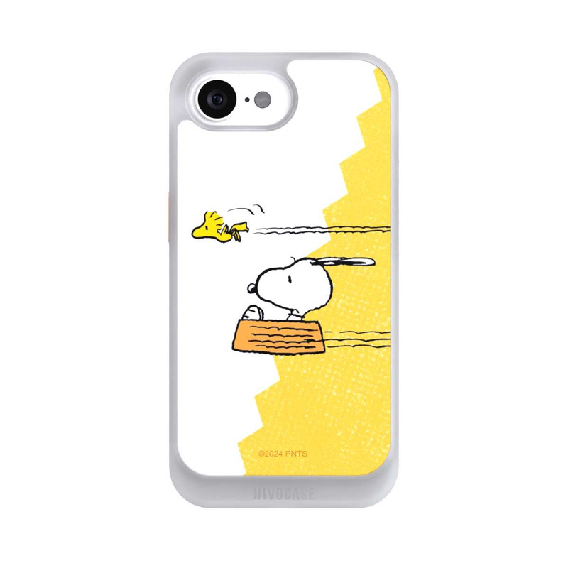 iPhone 16e NIVOcore Snoopy avec Woodstock
