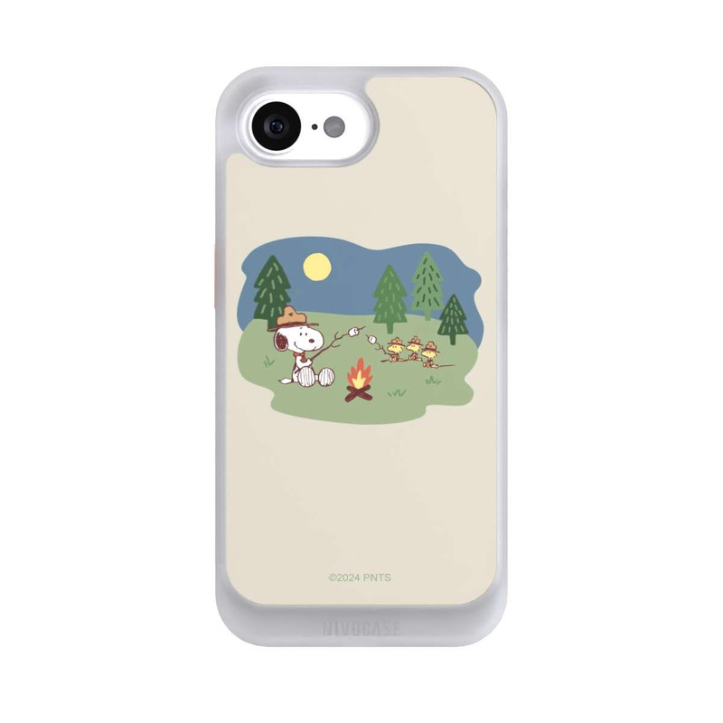 iPhone 16e NIVOcore Snoopy Lagerfeuer