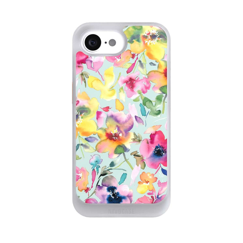 iPhone 16e NIVOcore Künstlerischer Sommer Psychedelic Floral