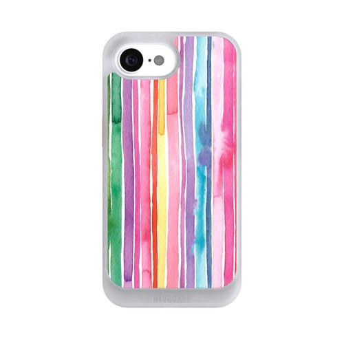 Apple iPhone 16e NIVOcore Camouflage Rainbow Stripes