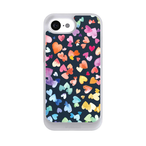 Apple iPhone 16e NIVOcore Valentines Hearts Black
