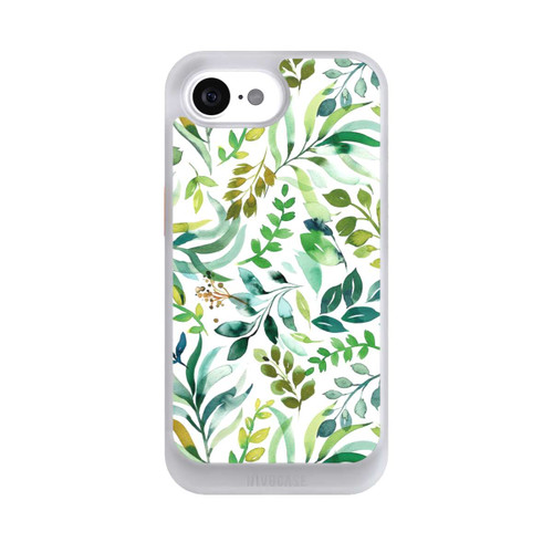 Apple iPhone 16e NIVOcore Watercolor Palms Leaves Botanical Green