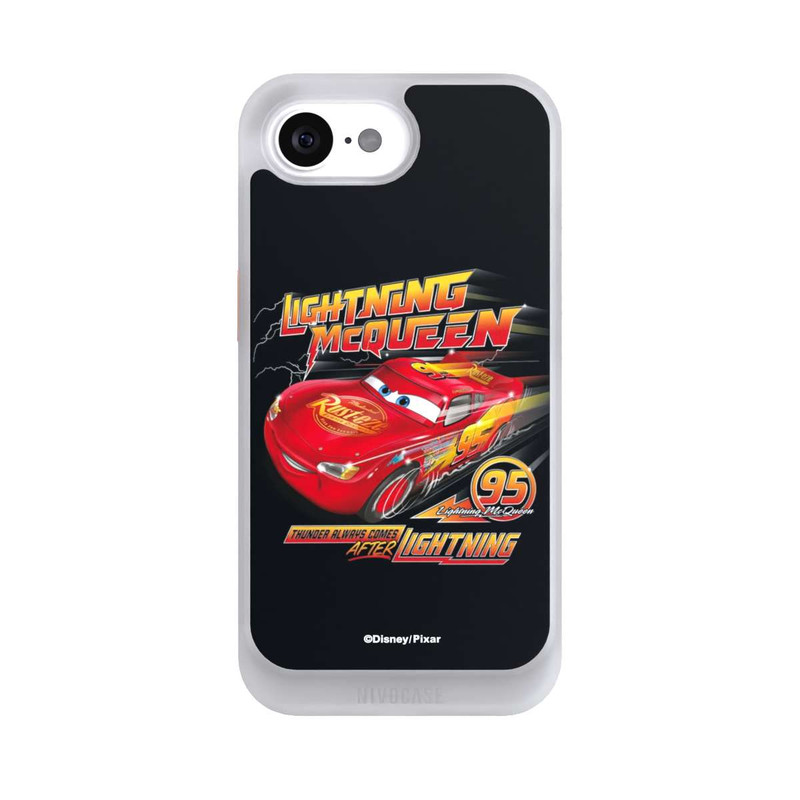 iPhone 16e NIVOcore Cars Lightning McQueen Thunder Always Comes After Lightning