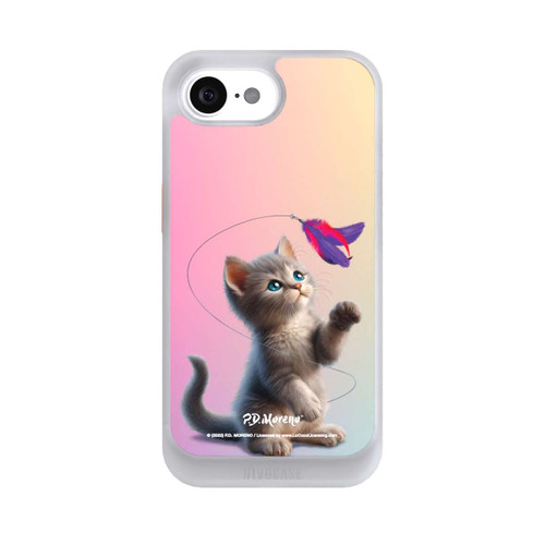 Apple iPhone 16e NIVOcore Playing Cat with Feather