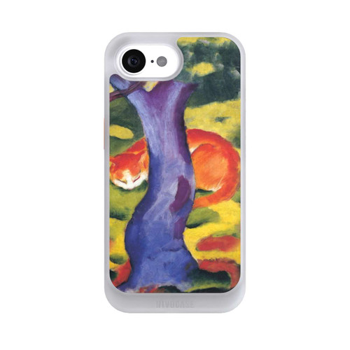 Apple iPhone 16e NIVOcore Cat Behind Tree by Franz Marc