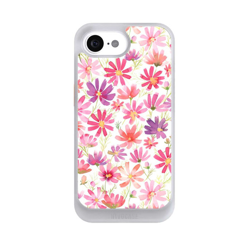 Apple iPhone 16e NIVOcore Boho Cosmos Flowers Purple