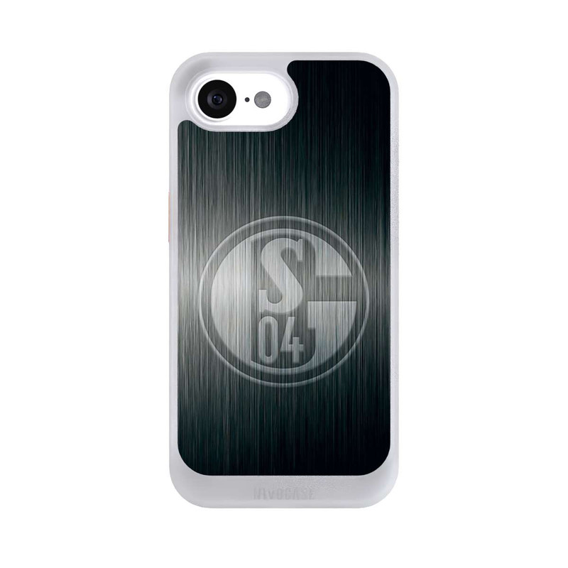 iPhone 16e NIVOcore Schalke 04 Metall Look