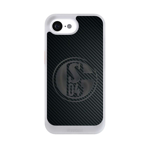Apple iPhone 16e NIVOcore Schalke 04 Carbon Look