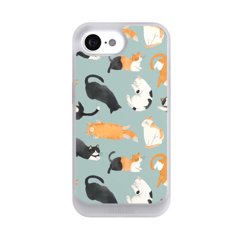 Apple iPhone 16e NIVOcore Cats Pattern