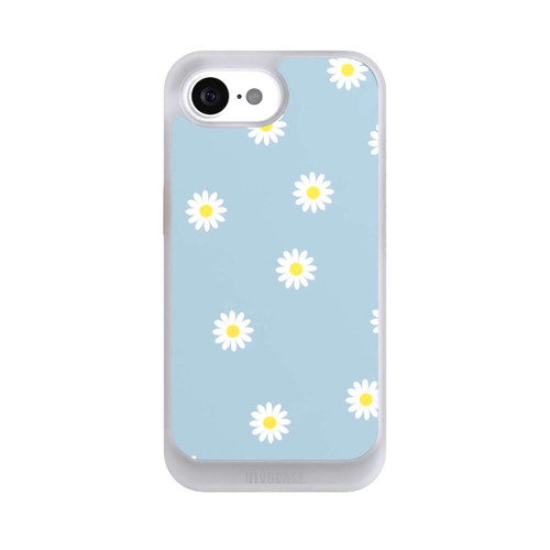 Apple iPhone 16e NIVOcore Gänseblümchen Muster Blau