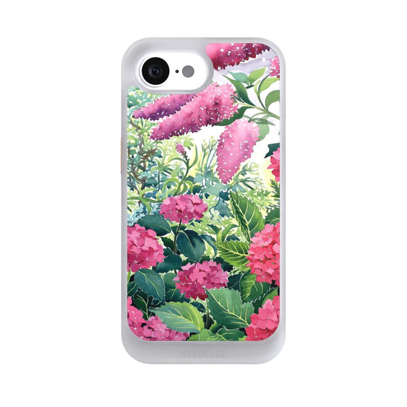 iPhone 16e NIVOcore Garden Hydrangeas and Buddleia by Christopher Ryland