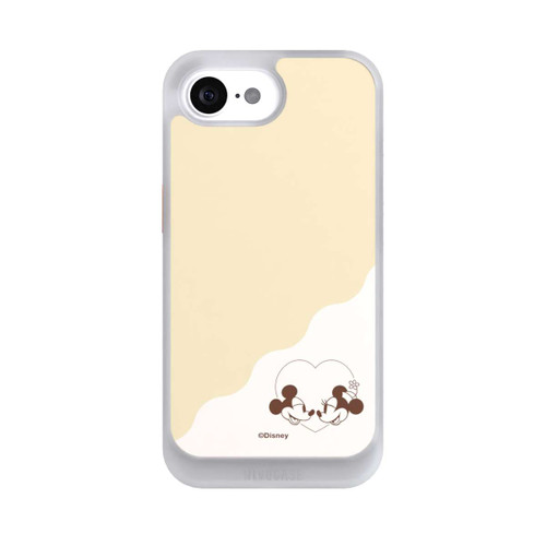 Apple iPhone 16e NIVOcore Mickey and Minnie Love Heart Beige