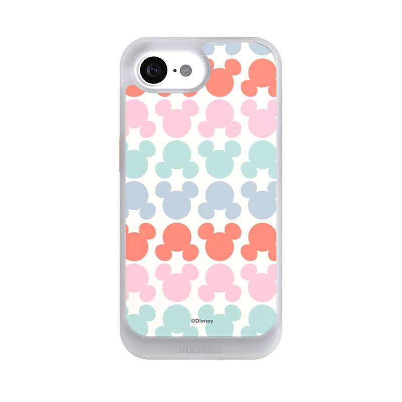 iPhone 16e NIVOcore Disney Mickey Icon Pattern Red and Pink