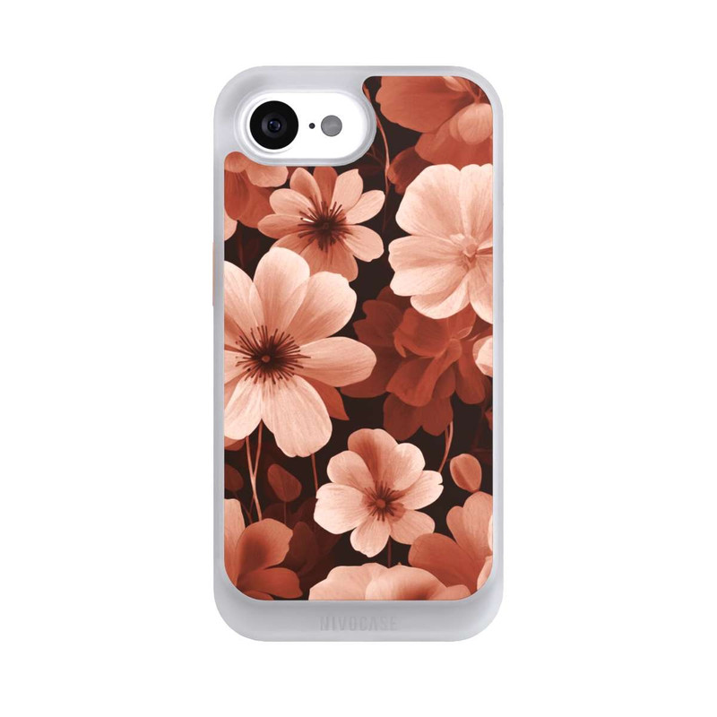 iPhone 16e NIVOcore Rote Negativblumen mit KI