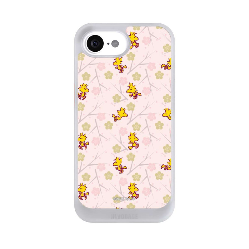 iPhone 16e NIVOcore Woodstock Pink Pattern