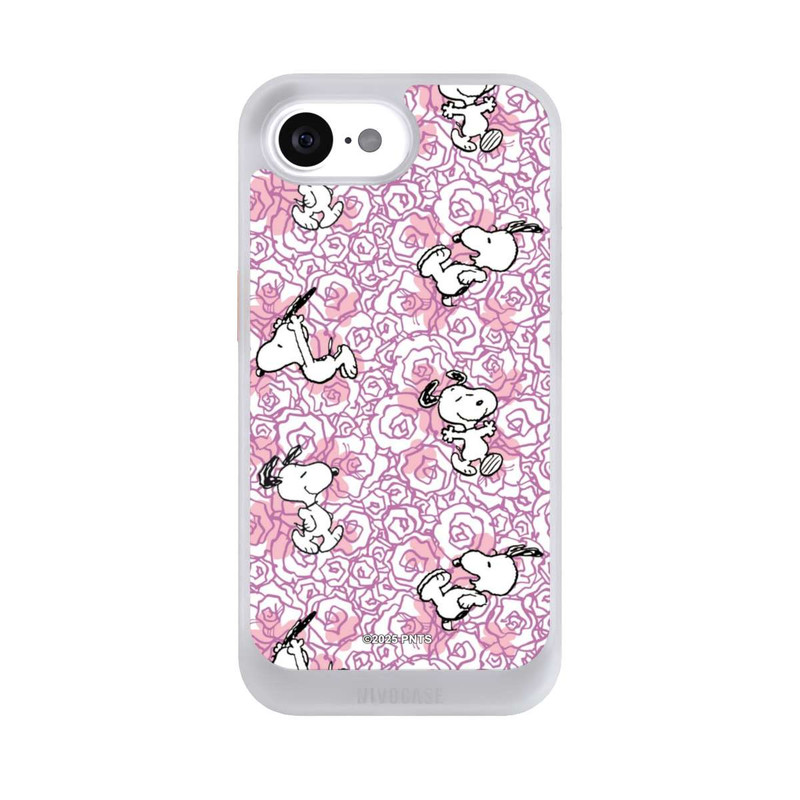 iPhone 16e NIVOcore Peanuts Pink Roses Pattern
