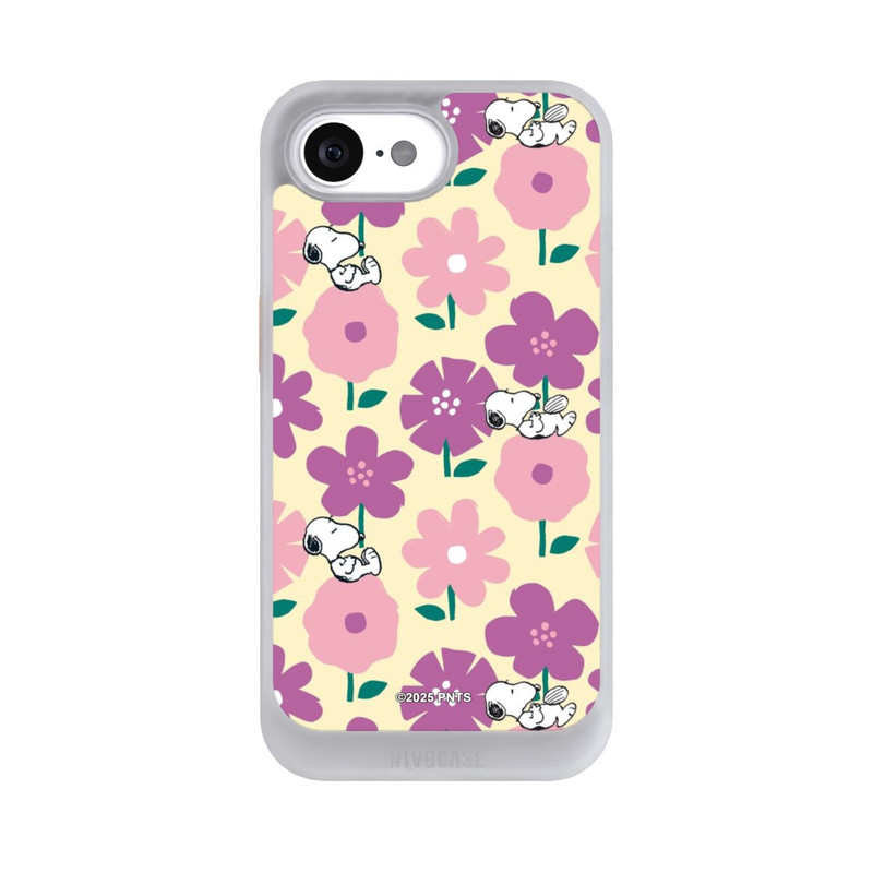 iPhone 16e NIVOcore Peanuts Flower Pattern Yellow