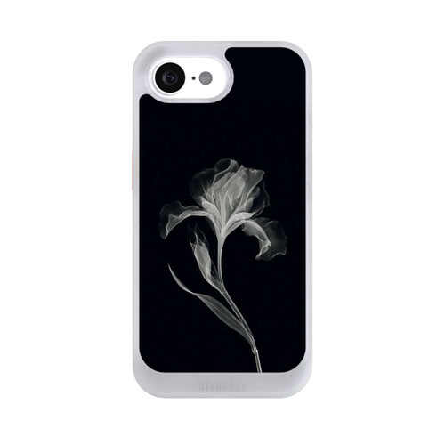 Apple iPhone 16e NIVOcore Negativ Flower Grey on Black with AI