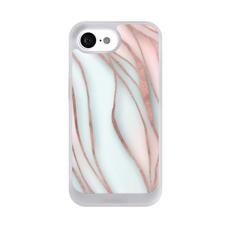 iPhone 16e NIVOcore Soft Waves Gold Rose Gold