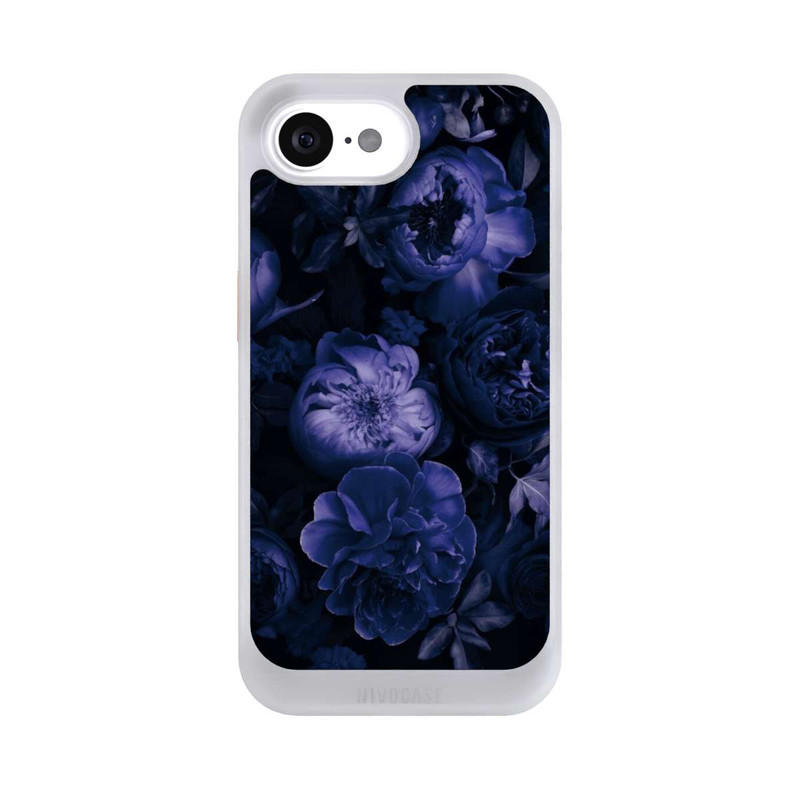 iPhone 16e NIVOcore Victorian Grandeur Large Flowers Purple Mit KI