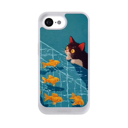 Apple iPhone 16e NIVOcore Cat in a Pool with AI