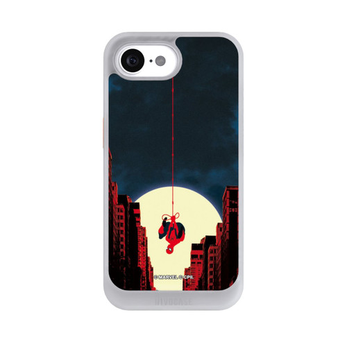 Apple iPhone 16e NIVOcore Spider-Man Marvel between Skyscrapers