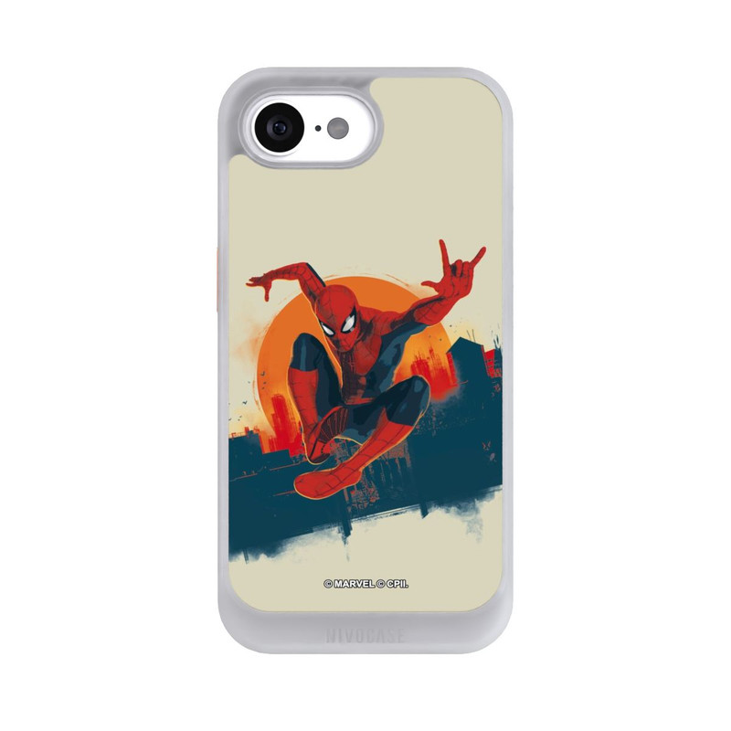 iPhone 16e NIVOcore Spider-Man Hero Force beige