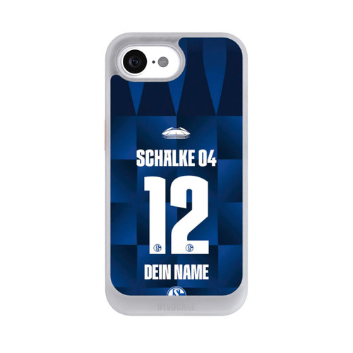 Apple iPhone 16e NIVOcore Schalke 04 Trikot Personalisierbar 26-27