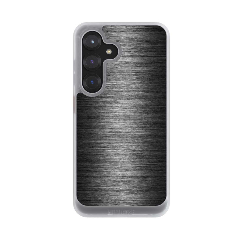 Galaxy S25 NIVOcore Metal Look - Anthrazit