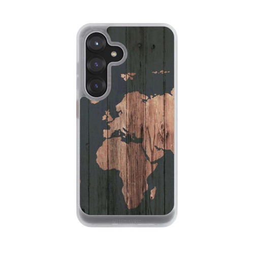 Samsung Galaxy S25 NIVOcore Wooden World Map