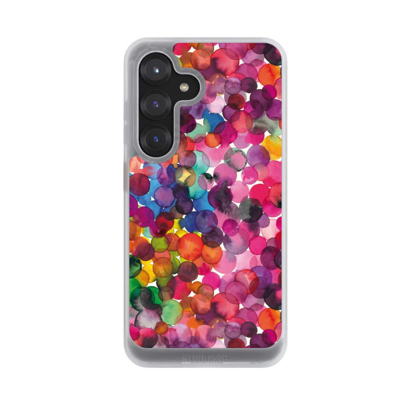 Galaxy S25 NIVOcore Überlappende Aquarellpunkte