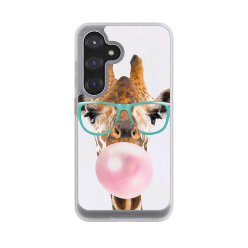 Samsung Galaxy S25 NIVOcore Giraffe mit Kaugummi