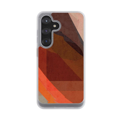 Samsung Galaxy S25 NIVOcore Welle Rostrot