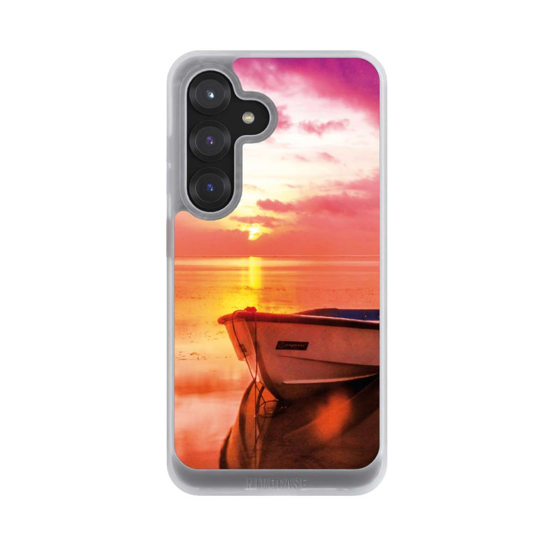 Galaxy S25 NIVOcore Beach Dawn Boat