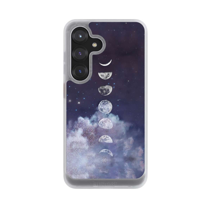Galaxy S25 NIVOcore Mondphasen auf dem Mond