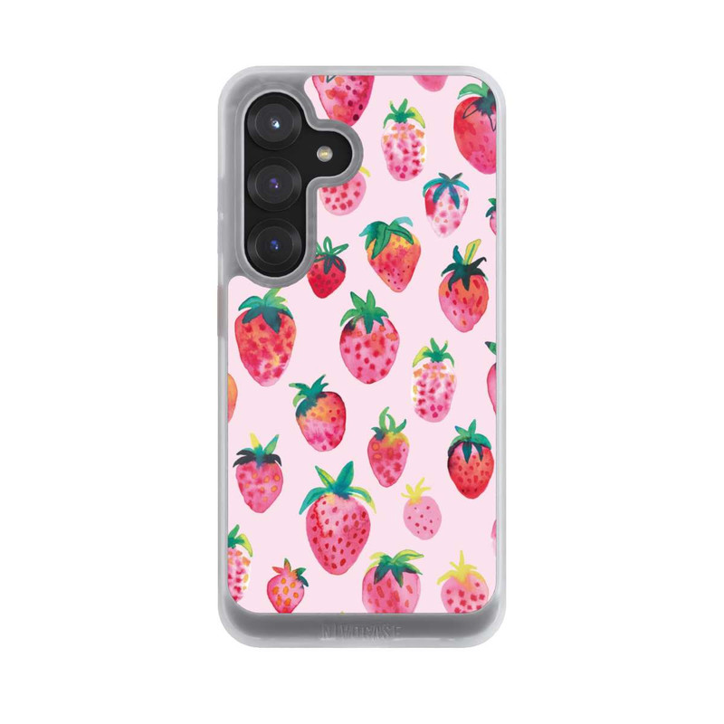 Galaxy S25 NIVOcore Fraises aquarelles
