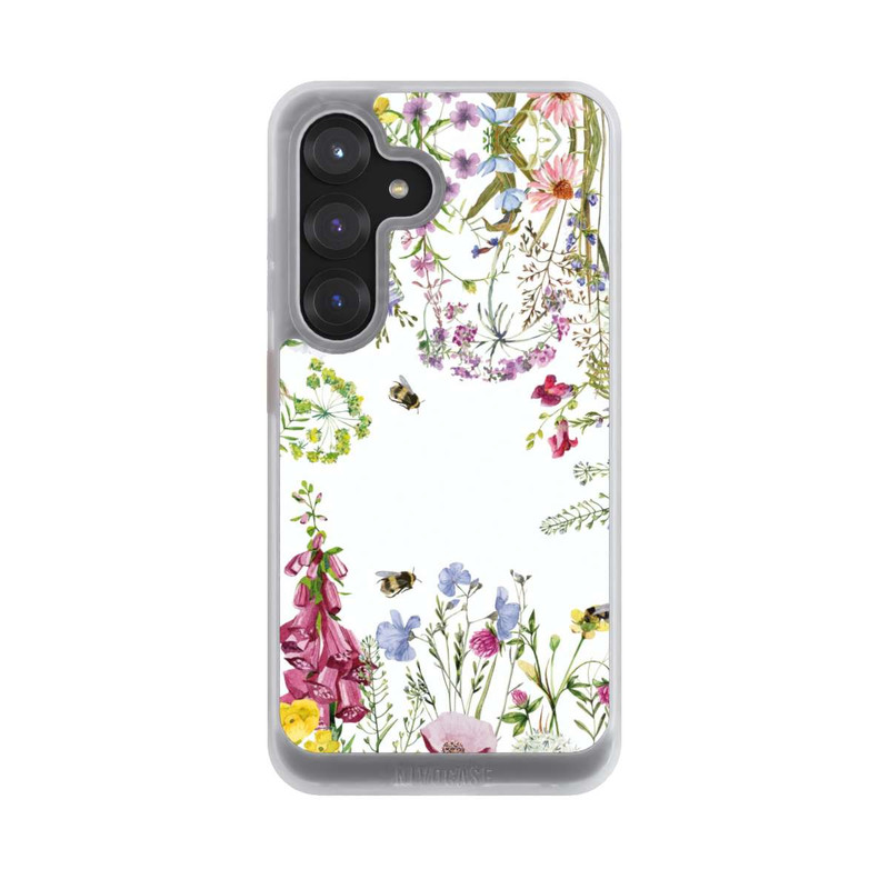 Galaxy S25 NIVOcore Sommerwiese Wildblumen Rahmen