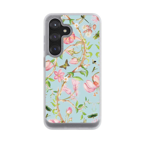 Samsung Galaxy S25 NIVOcore Vintage Botanic Flowers Blue