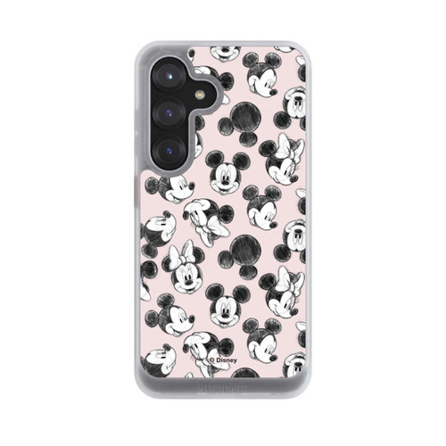 Samsung Galaxy S25 NIVOcore Minnie &amp; Mickey Viele Gesichter Pink