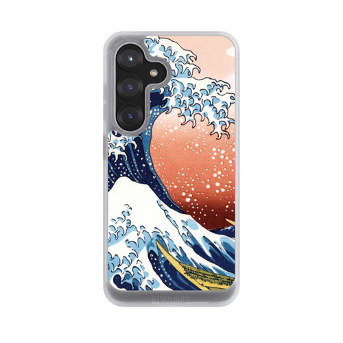 Samsung Galaxy S25 NIVOcore La Grande Vague de Kanagawa Rouge