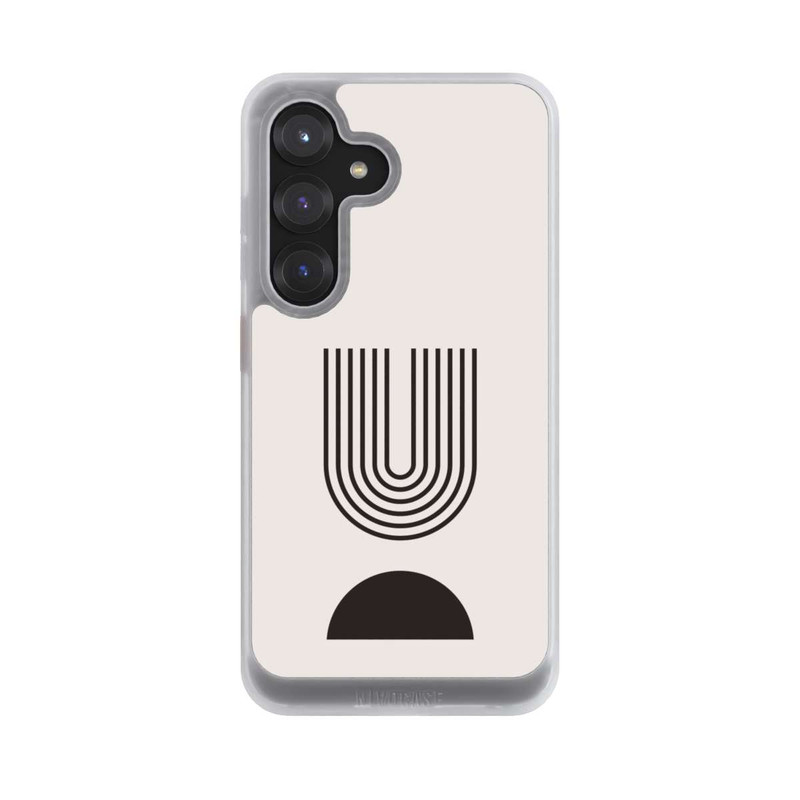 Galaxy S25 NIVOcore Moderne Kunst Schwarze Linien