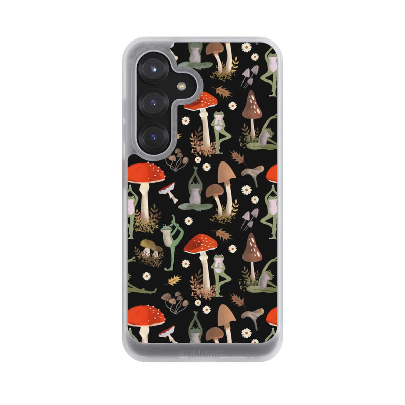 Galaxy S25 NIVOcore Yoga-Frösche mit Pilzen
