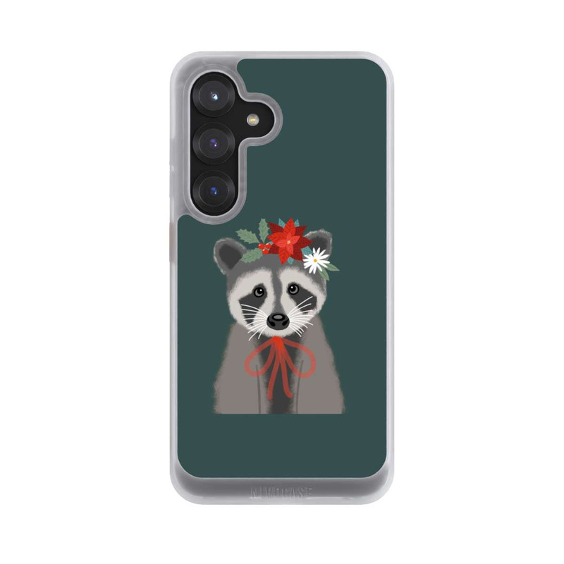 Galaxy S25 NIVOcore weihnachtlicher Waschbär
