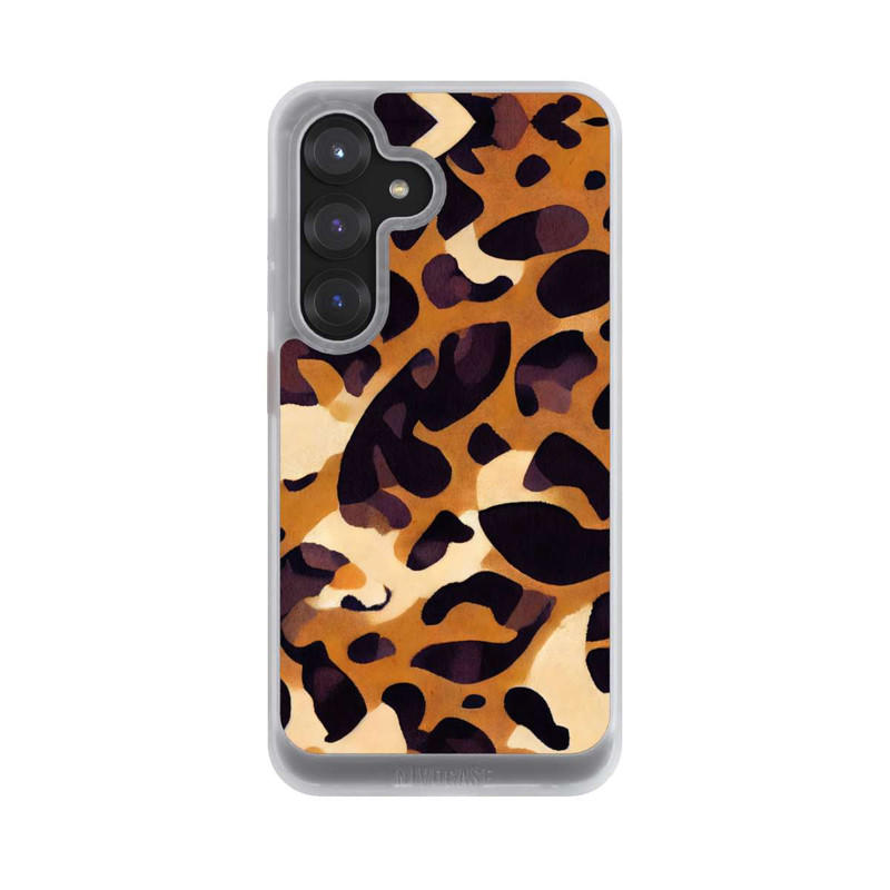 Galaxy S25 NIVOcore Leo Pattern hellbraun
